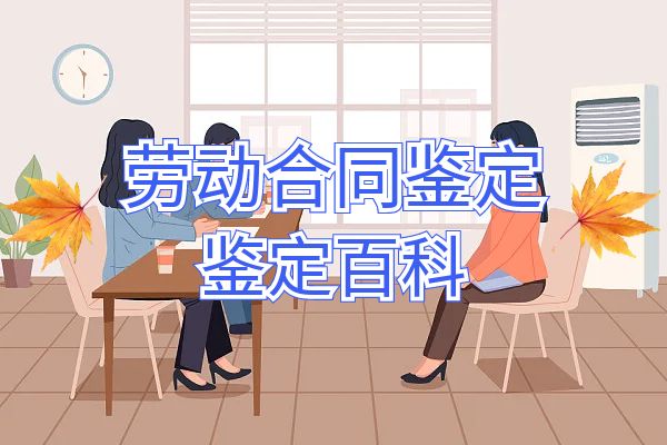 劳动合同鉴定的程序怎么走？